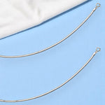 Load image into Gallery viewer, Taraash 925 Sterling Silver Plain Chain Anklet For Women / Girls