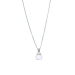 Load image into Gallery viewer, 925 Sterling Combo Of Silver Pink Mother of Pearl Crown Shaped Pendant with Chain