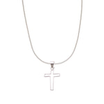 Load image into Gallery viewer, 925 Sterling Silver Cross Pendant chain for Unisex