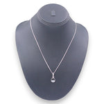 Load image into Gallery viewer, 925 Sterling Silver Round Pendant & Chain for Women.