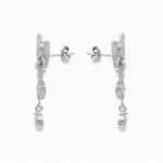 Load image into Gallery viewer, 925 Sterling Silver Butterfly Dangle Stud Earrings for Women