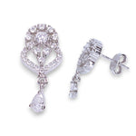 Load image into Gallery viewer, 925 Sterling Silver Drop Design Stud Earrings for Women