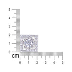 Load image into Gallery viewer, 925 Sterling Silver Square CZ Stud Earrings for Women