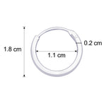 Load image into Gallery viewer, Taraash 925 Sterling Silver Hoop Earrings For Women H41112M