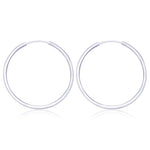 Load image into Gallery viewer, Taraash 925 Sterling Silver Hoop Earring For Women Silver-H42040M