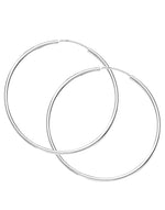 Load image into Gallery viewer, Taraash Hoop Earring 925 Sterling Silver For Women H42050M
