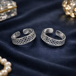 Load image into Gallery viewer, Taraash Cutwork 925 Sterling Silver Toe Ring For Women LR0639S