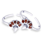 Load image into Gallery viewer, Taraash toe ring for women silver