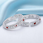 Load image into Gallery viewer, Taraash Sterling Silver Lovely Heart & Infinity Band Style Toe Ring For Women LR1031S