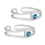 Load image into Gallery viewer, Taraash silver toe ring for women