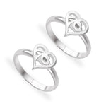 Load image into Gallery viewer, Taraash toe rings for women silver