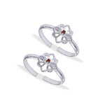 Load image into Gallery viewer, Taraash toe rings for women silver