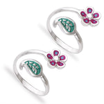 Load image into Gallery viewer, Taraash silver toe rings for women pure silver 925