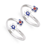 Load image into Gallery viewer, Taraash toe rings for women silver