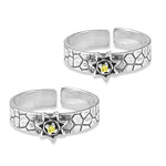 Load image into Gallery viewer, Taraash toe ring for women silver