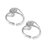 Load image into Gallery viewer, Taraash 925 Sterling Chandi Bichua Women | Fancy Chandi Jodavi Toe Ring | Silver Foot Ring