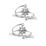 Load image into Gallery viewer, Taraash toe rings for women silver