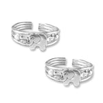 Load image into Gallery viewer, Taraash toe ring for women silver