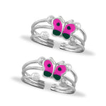 Load image into Gallery viewer, Taraash toe rings for women silver