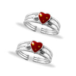 Load image into Gallery viewer, Taraash toe rings for women silver