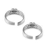 Load image into Gallery viewer, Taraash toe ring of silver