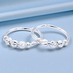 Load image into Gallery viewer, 925 Sterling Silver Beaded Adjustable Toe Ring for Women