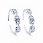 Load image into Gallery viewer, 925 Sterling Silver Heart CZ Bezel Setting Toe Rings for Women