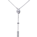 Load image into Gallery viewer, 925 Sterling Silver Rosary Neckchain for unisex NK1389S