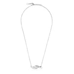 Load image into Gallery viewer, Taraash Sterling Silver White CZ Heart shape Neckchain For Women NK1521R