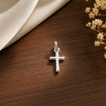 Load image into Gallery viewer, Taraash 925 sterling silver cross pendant for unisex PD0277S