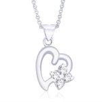 Load image into Gallery viewer, Taraash CZ Heart Pendant for Women PD1005R