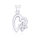 Load image into Gallery viewer, Taraash CZ Heart Pendant for Women PD1005R