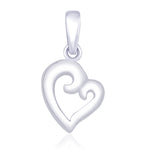 Load image into Gallery viewer, Taraash 925 Sterling Silver Heart Shape Pendant for women PD1719R