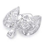 Load image into Gallery viewer, Taraash Sterling Silver"Keep The Faith"Hidden Message Heart Pendant PD2061S