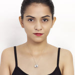 Load image into Gallery viewer, Taraash Sterling Silver"Keep The Faith"Hidden Message Heart Pendant PD2061S