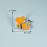 Load image into Gallery viewer, 925 Sterling Silver Honey Bee Enamel Silver Stud Earring for Girls