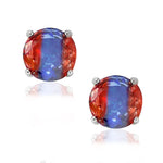 Load image into Gallery viewer, Rainbow Collection Taraash 925 Sterling Silver Multicolor CZ Pendant Set For Women