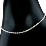 Load image into Gallery viewer, Taraash 925 Sterling Silver Rope Chain Anklet For Women