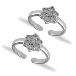 Load image into Gallery viewer, Taraash toe ring in silver