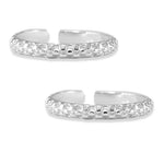 Load image into Gallery viewer, Taraash toe ring for women silver
