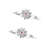 Load image into Gallery viewer, Taraash toe rings for women silver