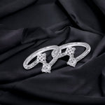 Load image into Gallery viewer, Taraash 925 Sterling Silver Square Shape CZ Toe Ring For Women