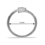 Load image into Gallery viewer, Taraash 925 Sterling Silver Square Shape CZ Toe Ring For Women