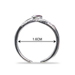 Load image into Gallery viewer, Taraash 925 Sterling Silver Heart Shape Toe Ring For Women