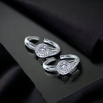 Load image into Gallery viewer, Taraash toe ring in silver