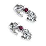 Load image into Gallery viewer, Taraash toe rings for women silver
