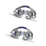 Load image into Gallery viewer, Taraash leg rings women silver