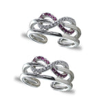 Load image into Gallery viewer, Taraash silver toe rings for women pure silver 925