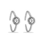 Load image into Gallery viewer, 925 Sterling Silver Adjustable Round CZ Toering for Women