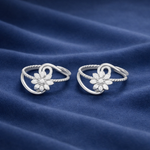 Load image into Gallery viewer, Taraash 925 Sterling Floral Bichiya Silver For Women | Kali mettelu Silver | Band Foot Ring